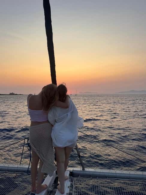 Rhodes: Sunset Catamaran Cruise with Snack, Fruits & Drinks - Setting Sail From Mandraki Marina at 5:00 PM