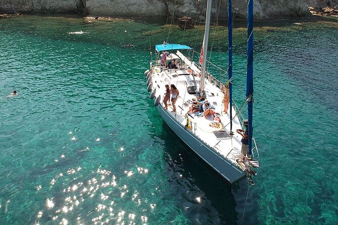 Round of Milos and Poliegos Sailing boat snorkelling cruise - Cape Vani: abandoned manganese and iron mine views by sea