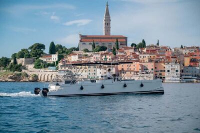 Rovinj: Sunset & dolphin group tours with Catamaran - The Catamaran Vibe: Cozy Net Seating and a More Personal Sail
