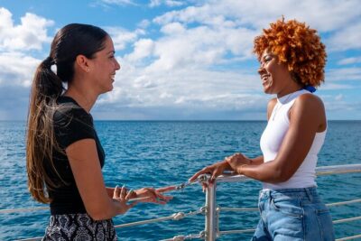 Sail Away on your Private 55-foot Catamaran Charter - The 45-Minute Sail to Turtle Cove (Why It’s Part of the Value)