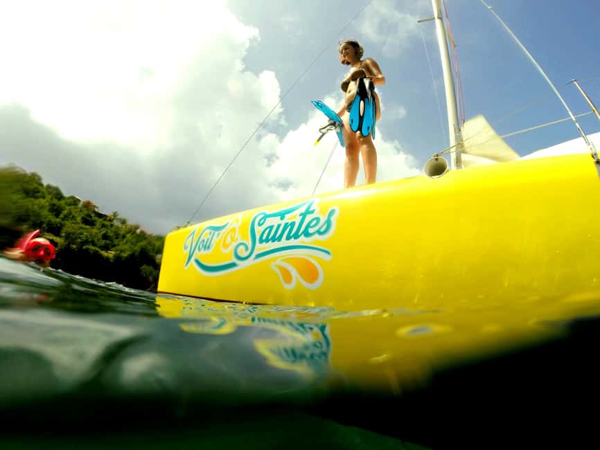Sailing catamaran in La Baie des Saintes - Value check: is $88 worth it?