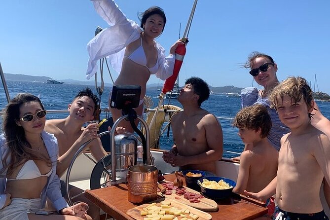 Sailing La Maddalena Archipelago with a USCG licensed captain. - Cala Santa Maria: Time to Swim, Snorkel, and Just Hang