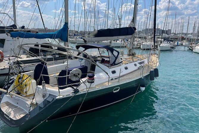Sailing ship from Porto San Paolo (S.Teodoro-Olbia) to Tavolara, Molara - Tavolara Beach Time: Aperitif Swims and a Lunch Break