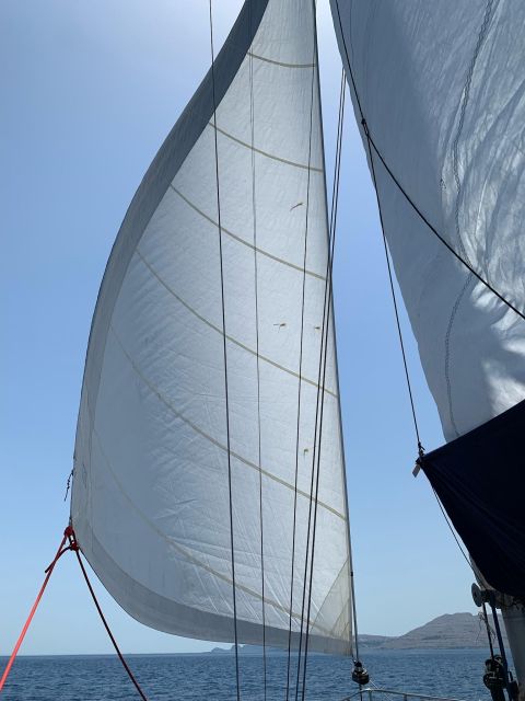Sailing tour around Lindos with food and drinks - What you do on the boat: steer, trim sails, and feel the wind