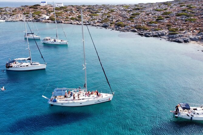 Sailing Trip to Dia with Snorkeling, Dining & Sunset Option - Stops near the port: Castello del Molo and Heraklion from the water