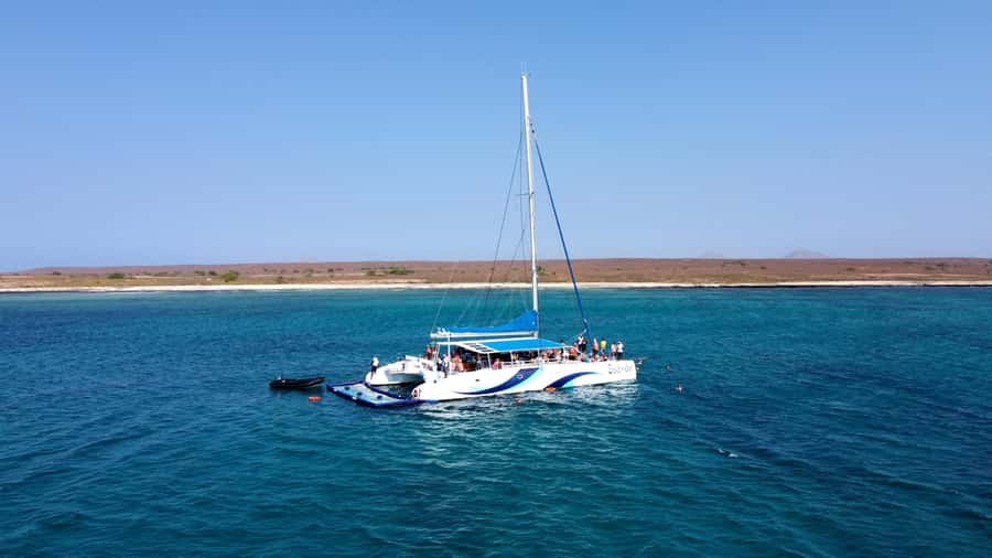 Sal: All-Inclusive Half-Day Lounge Catamaran Cruise - Stepping aboard the Lounge Catamaran Sodade: comfort and group size