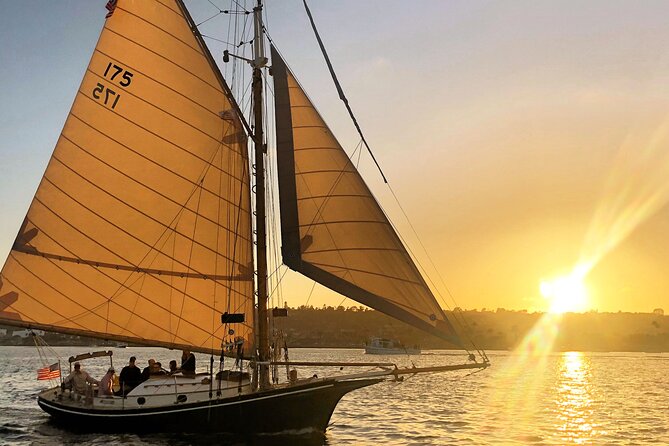 San Diego Bay Sail Aboard a Vintage Yacht Beer and Wine Included - Entering San Diego Bay on Liberty (The 1904 Sailboat Detail)
