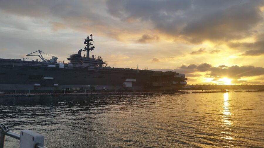 San Diego: San Diego Bay Sunset & Daytime Sailing Experience - USS Midway and North Island Coronado: the harbor’s “you can’t get this from land” side