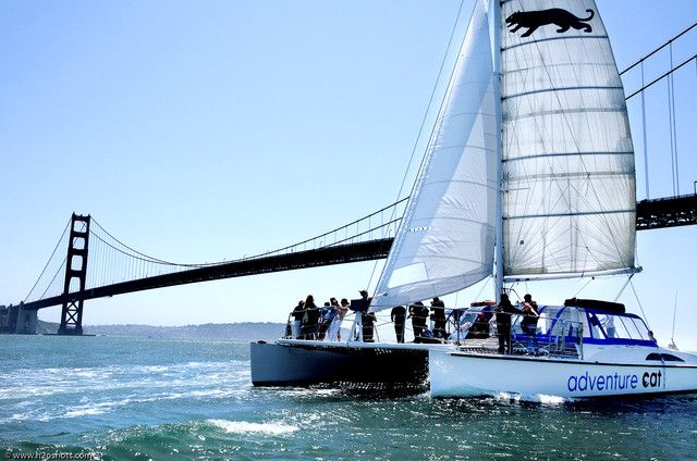 San Francisco: Golden Gate Bridge Catamaran Cruise - 90 minutes on the Bay: the Alcatraz-to-Golden Gate route