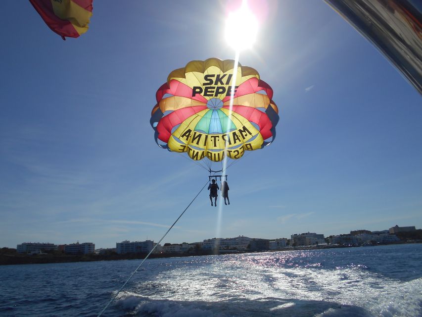 Santa Eulària des Riu: Parasailing Boat Cruise with Drinks - Es Canar and the northern coast: why this route is a smart choice