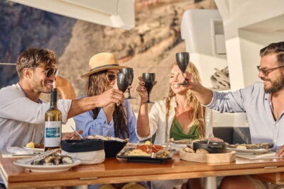 Santorini: Caldera Classic Catamaran Cruise w/ Meal & Drinks - Pickup to Marina: How the Day Starts (and What Might Annoy You)