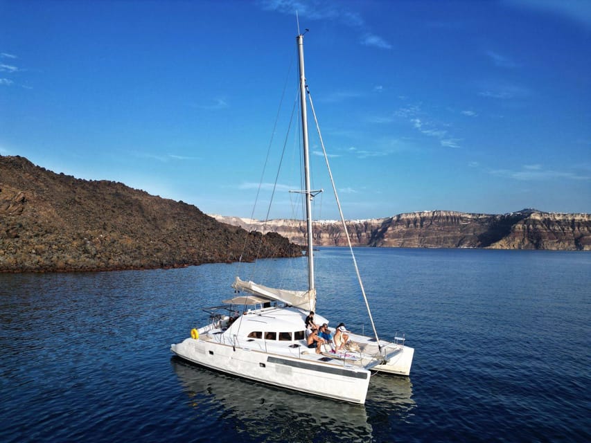 Santorini: Catamaran Cruise with Greek BBQ and Drinks - Price and What You’re Actually Getting for $88