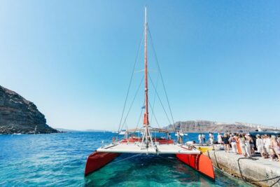 Santorini: Catamaran Tour with BBQ Dinner, Drinks, and Music - Getting Picked Up (and Why Timing Matters)
