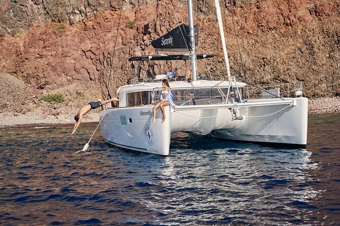 Santorini: Luxury Catamaran Cruise with Fresh Fish BBQ & Drinks - Price and Value: What You’re Paying for at About $151.38