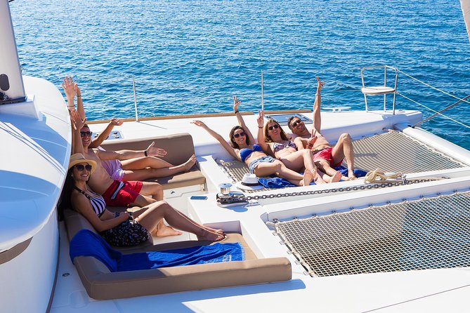 Santorini Private Catamaran Cruise with BBQ, Open Bar & Transfers - The Crew: Why People Keep Mentioning Names