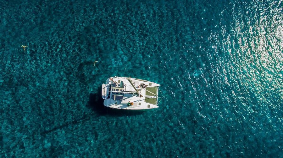 Santorini: Private Catamaran Cruise with Food & Drinks - Where you start: Thera pickup and the Vlychada Marina launch
