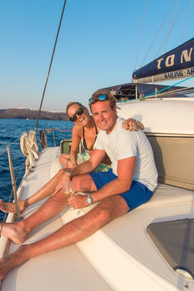 Santorini: Private Catamaran Cruise with Food & Drinks - Red Beach and White Beach: quick stops that set the tone