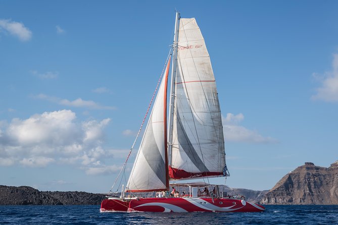 Santorini Sailing Dream Catcher with BBQ Lunch and Drinks - Why this Santorini catamaran day feels like the right move
