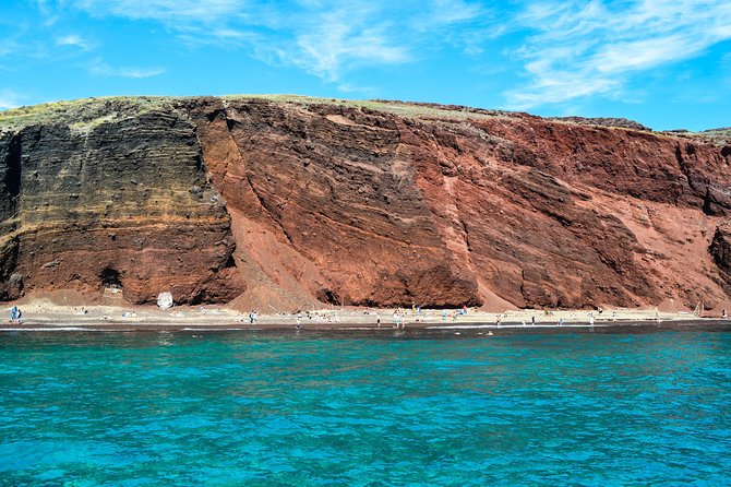 Santorini Sailing Dream Catcher with BBQ Lunch and Drinks - Red Beach and White Beach: quick stops that still deliver