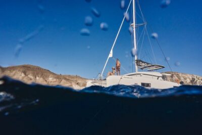 Santorini: Southern Island Luxury Catamaran Cruise with Meal - Pickup to Vlichada Marina: Getting There Without Stress