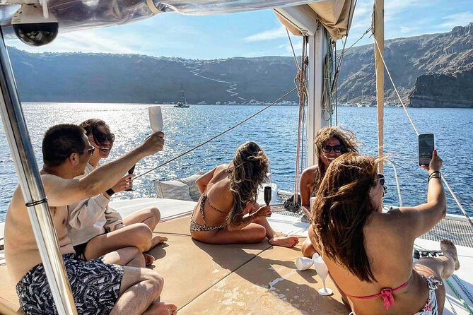 Santorini Sunset Sailing Cruise: Dinner, BBQ, Open Bar, Transfers - Getting There: Transfers From Your Hotel Cut the Stress