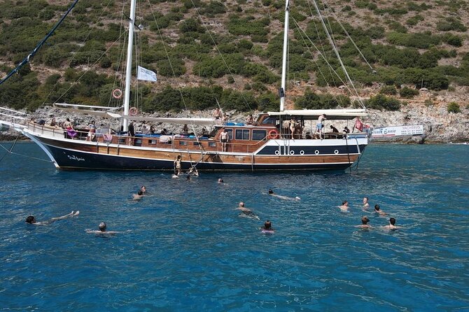 Saranda Prince Ennio-Daily Yacht Tour - Stop at Qefali Beach: quiet sand, cliffs, and clear water