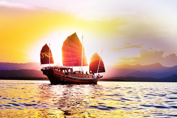 Shaolin Sunset Sail on Authentic Chinese Junk Boat - Meeting at 44 Wharf St: timing that makes sense