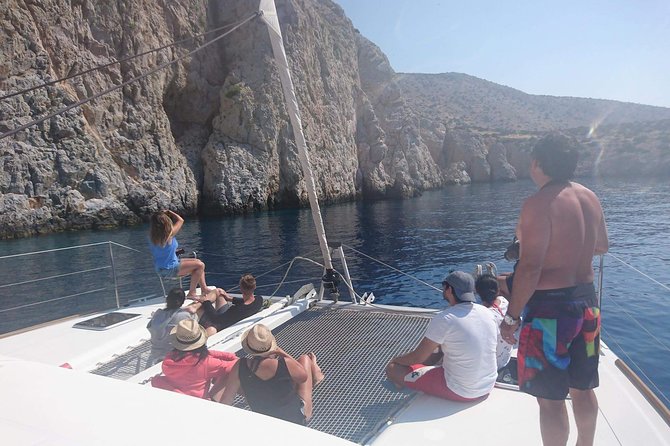 Shared Catamaran All inclusive-Day Cruise to Naxos or Paros - The Lunch on Board: Traditional Food, Local Ingredients, and Real Eat-Time