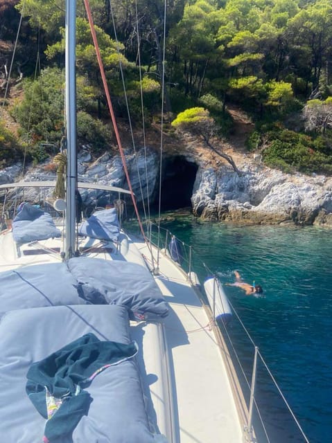 Skiathos: day sailing trip with swim stops and lunch - Safety and Human Care: What Happens When Something Goes Wrong