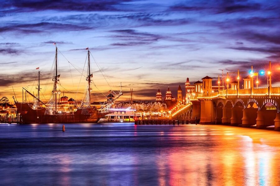 St Augustine: Nights of Lights Sail w Live Music& Sunset Opt - Live Music That Actually Sets the Mood
