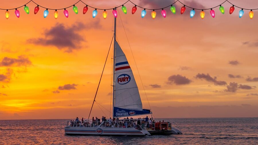 St. Augustine: Nights of Lights Sunset Sail with Drinks - Live Music on Deck: The Fun Part You Can Feel