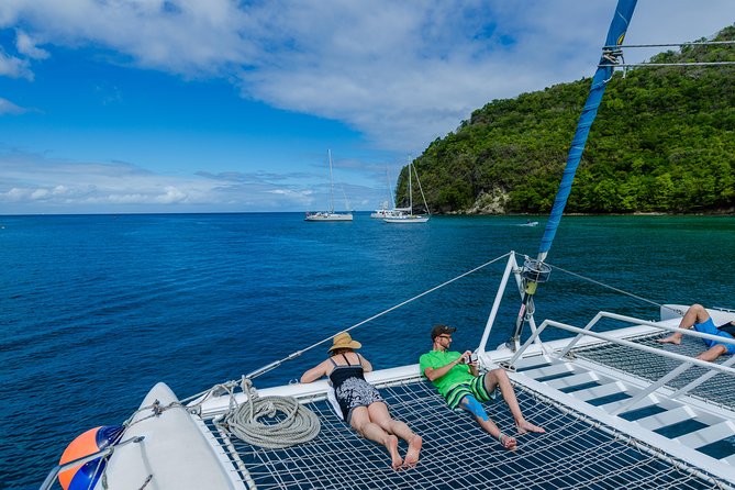 St Lucia Catamaran Day Sailing and Sightseeing Tour - Sulphur Springs: the drive-in volcano walk and the mud bath experience