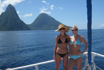 St Lucia Catamaran Day Sailing and Sightseeing Tour - Diamond Botanical Gardens: easy trails, tropical plants, and waterfall timing