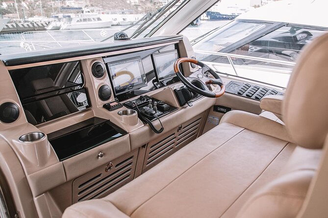 Steel Aweigh 65ft Sea Ray Yacht Rental - Location and logistics: starting at Cabo Marina Centro is a smart move
