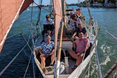 Suncoast Sailing's Day Sailing Experience! - Your onboard setup: drinks, ice, and using the restroom