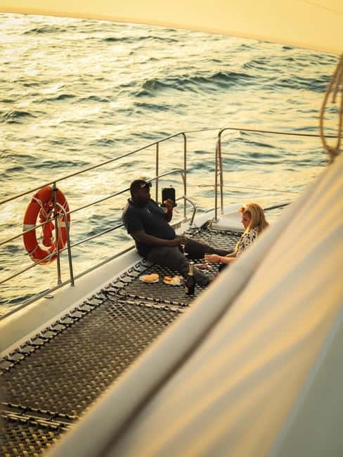 Sunny Beach: Sunset Catamaran Cruise with Dinner & Prosecco - Key highlights you’ll care about