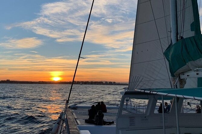 Sunset in Dénia from the Catamaran Mundo Marino - Setting Out From Mundo Marino Denia