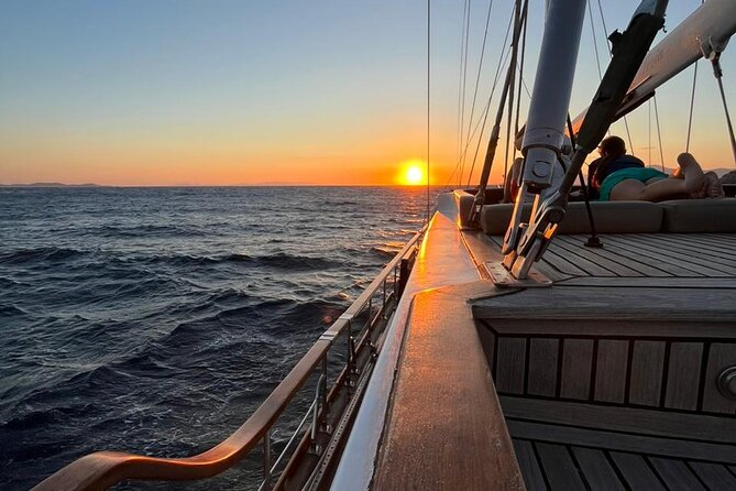 Sunset Sail Cruise to Rhenia, Mykonos Beach Safari, Dinner&Drinks - The beach safari route: Ornos to Paradise, with the Meltemi in mind