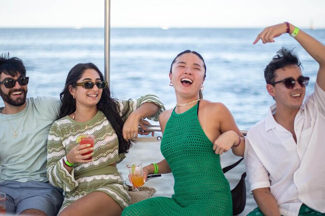 Sunset Sail Party Cruise on the Pez Gato - Crew Energy and Music: A Party Boat, Not a Quiet Yacht