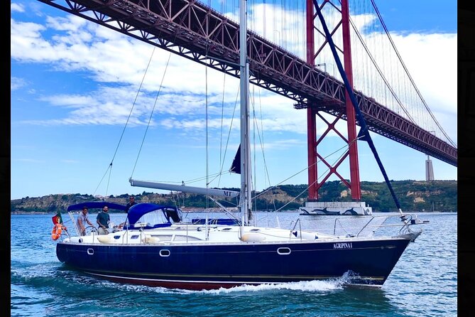 Sunset sailboat tour in Lisbon with green wine - MAAT from the river: modern Lisbon at water level