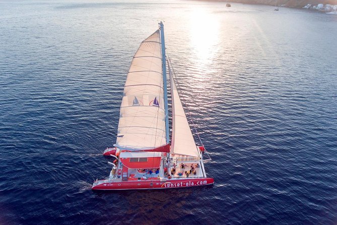 Sunset Sailing Catamaran Cruise in Santorini with BBQ and Drinks - White Beach + BBQ: Where the Day Slows Down