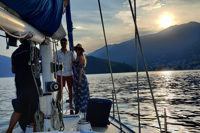 Sunset sailing on lake Como with Private Skipper - Captains, Conversation, and Local Perspective