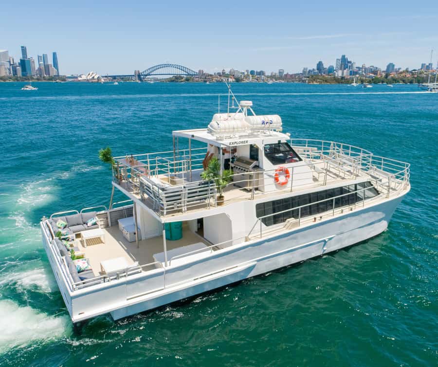 Sydney: Premium Catamaran Vivid Cruise with Welcome Drink - Onboard comfort: small group energy, real space, and a bar