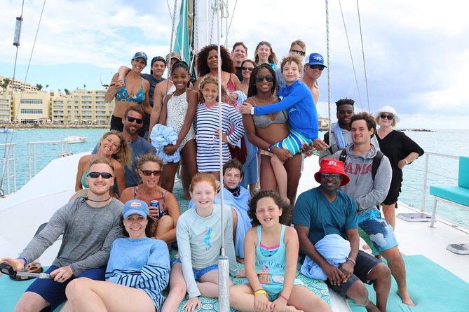 The Best Catamaran Day Sail in St Maarten - Mullet Bay: Snorkeling, Paddleboarding, Lunch, and the Tarzan Swing