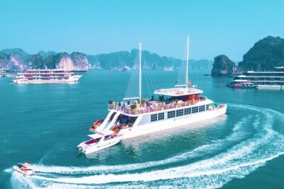 The Halong Catamaran Premium Cruise - Lan Ha Bay Cruise Trip - How the day flows: Tuan Chau pickup to boarding at 11:30