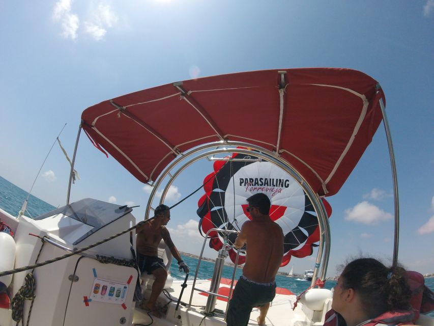 Torrevieja: parasailing experience - Real Club Náutico de Torrevieja: where the day begins
