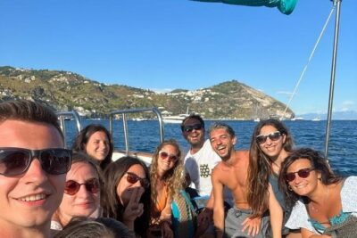 Tour of Ischia Island with Motor Yacht Rocca Corsa - San Pancrazio and the Grotta dell’Amore: Lights, Rocks, and a Swim Moment