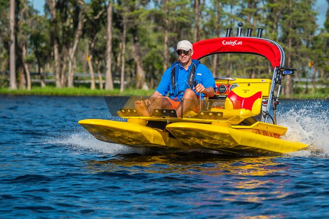 Tour of Lakes Escape by Personal Catamaran - The Boats, the Feel, and the Speed: Thrill Without the Chaos