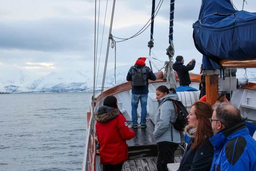 Tromsø: Luxury Polar Fjord Cruise w/ Hot Tub & Polar Plunge - Hot tub and Polar Plunge upgrade: thrill with a practical setup