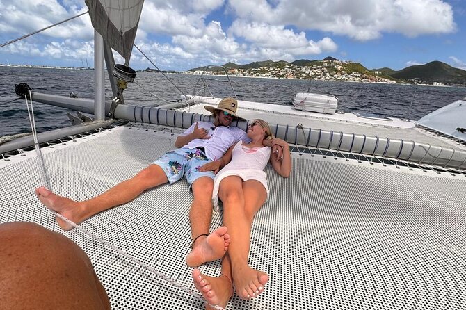 Tropical Catamaran Snorkeling & Sailing - Beach Hopping Routes: Simpson Bay, Mullet Bay, Long Beach, Happy Bay